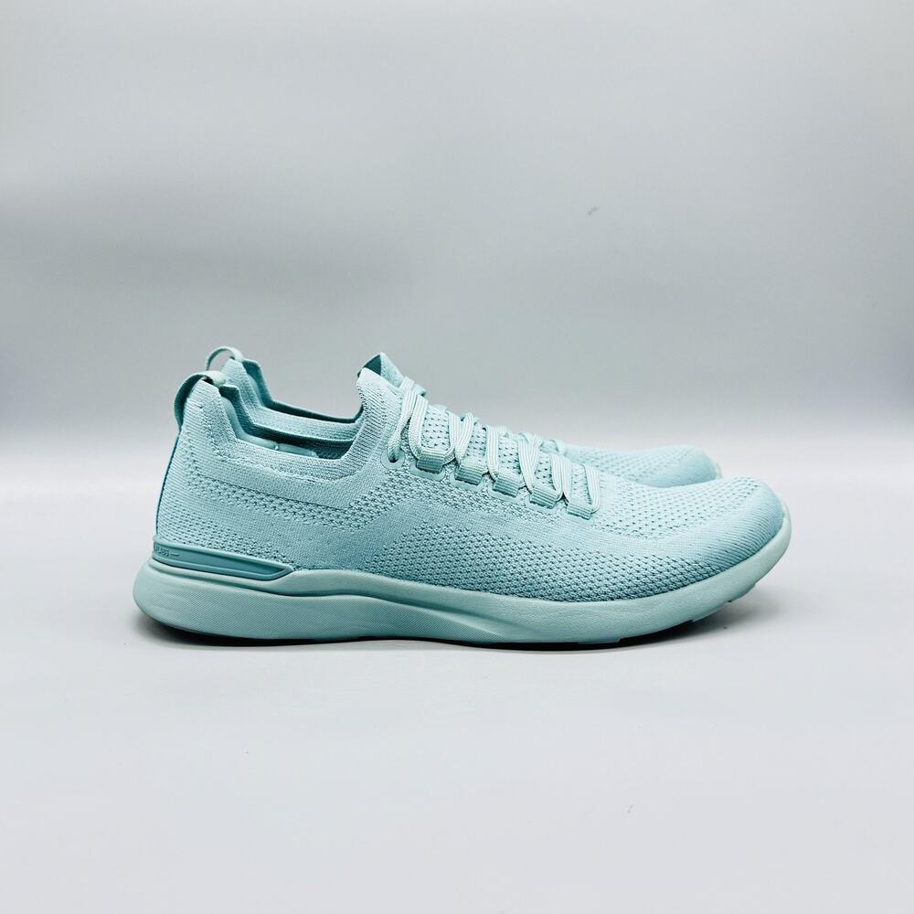 APL Shoes Mens 8.5 Blue Knit TechLoom Breeze Running Athletic Sneakers Comfort
